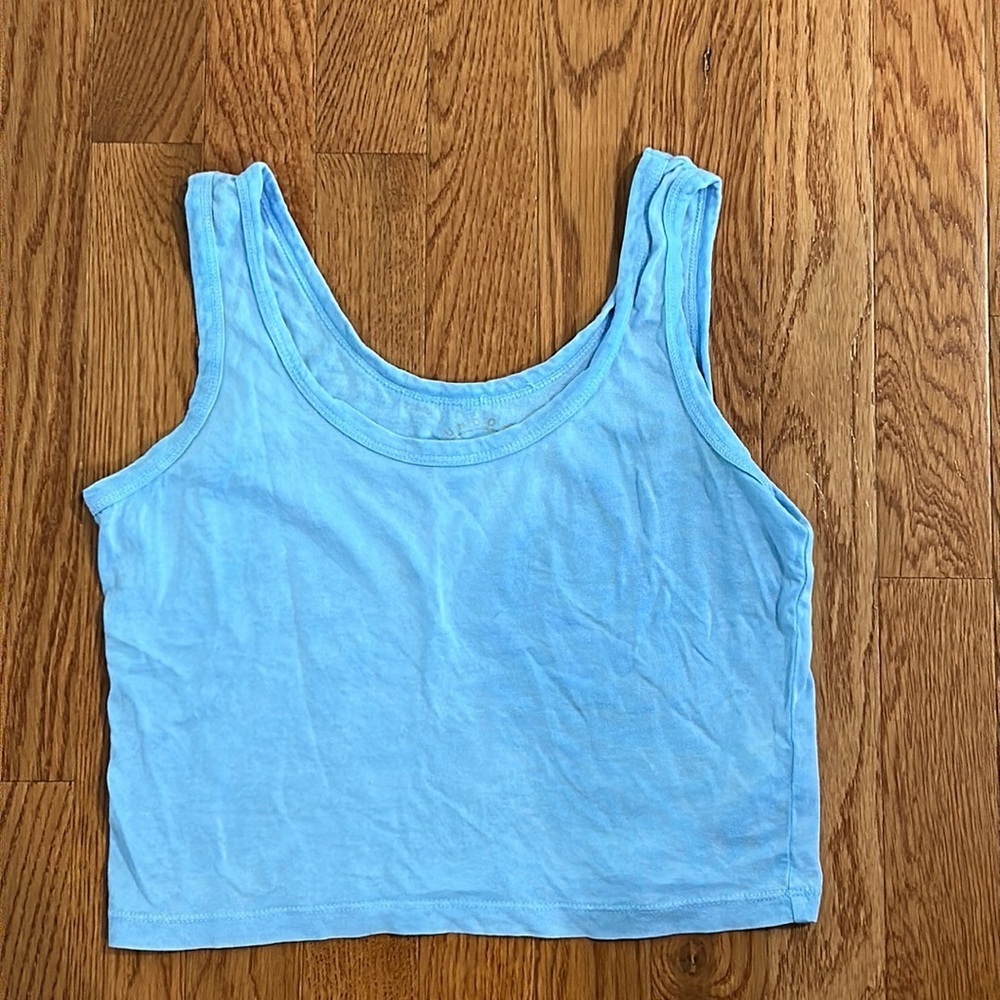 Sundown Women’s Blue Soft Tank Top Size Small
